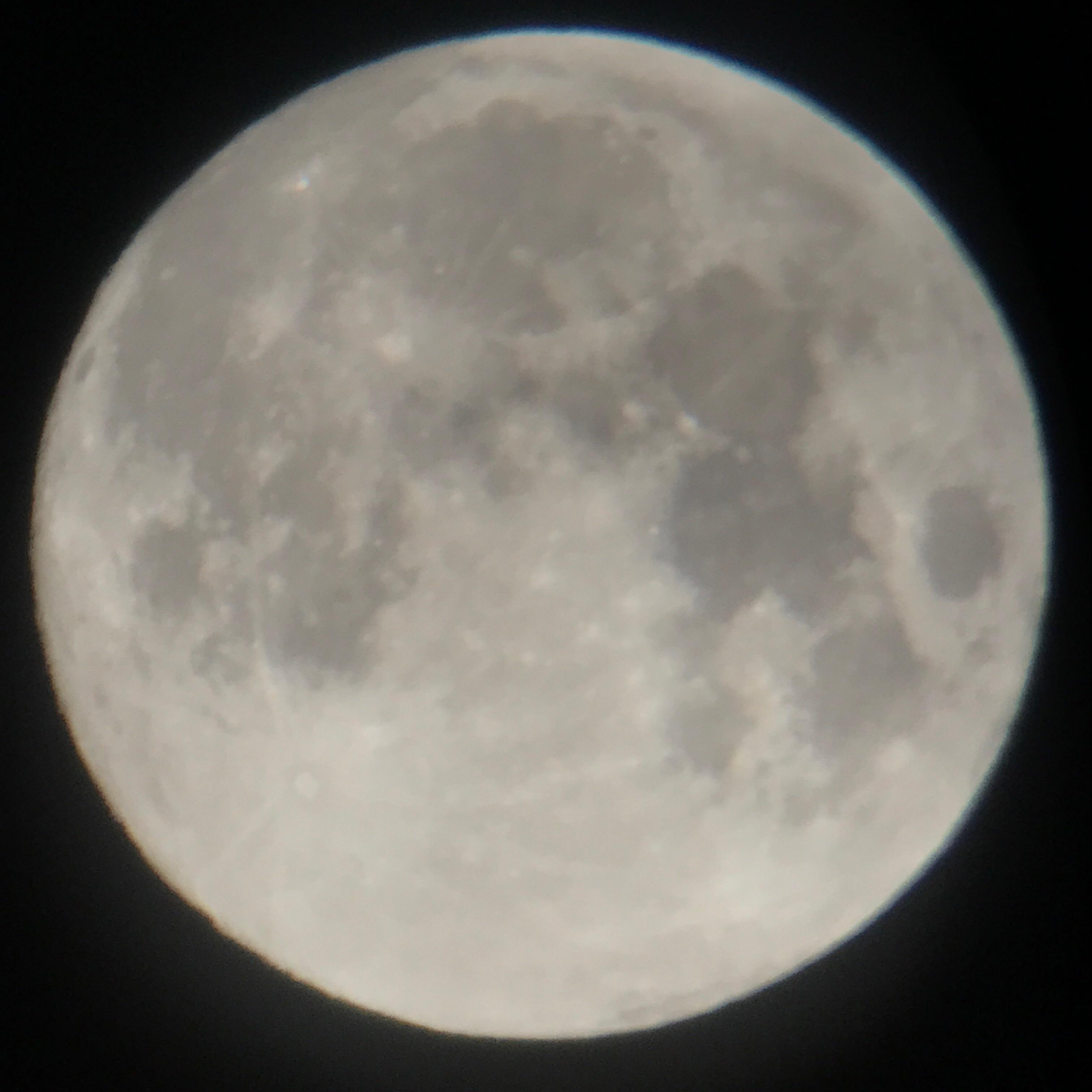 My initial attempt at photographing the Moon